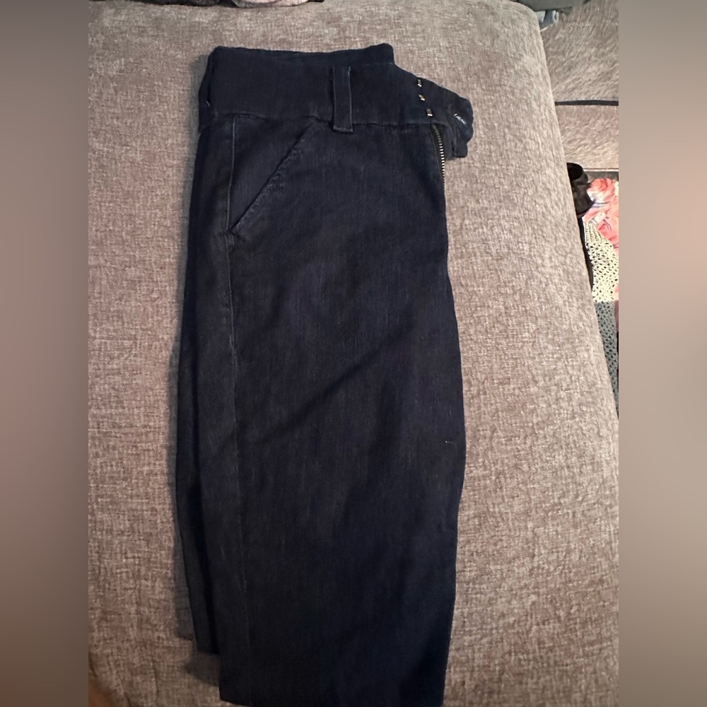 Express Midnight Blue High Rise Legging Jeans